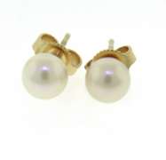 Simple Blue Lagoon 6mm Earrings