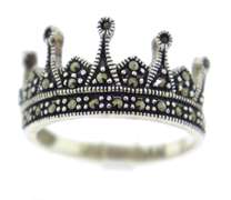 Sterling Silver Opal And Pink Saphires Ring