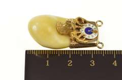 10K Yellow Gold Order of Elk Tooth Charm/Pendant