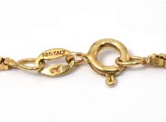 Sterling Silver Vermeil Heart Necklace