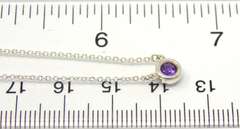 Tiffany & Co Amethyst Diamond by the Yard Necklace