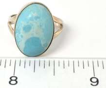 Sterling Silver  Turquoise Ring.