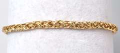 Elegant Braided Bracelet in 14KT Yellow Gold
