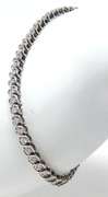 Fabulous S Link Diamond Bracelet in 925