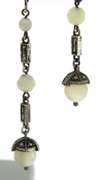 Unique Silver Judith Jack Mop & Marcasite Dangle Earrings