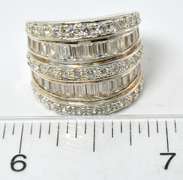 Sterling Silver CZ Cocktail Ring