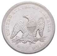 1860-O Seated Liberty Silver Dollar - Circulated