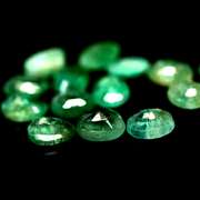 Large 6.48ct 14 piece Zambian Emerald parcel