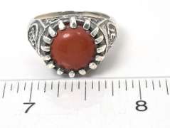 Sterling Silver  Cabochon Ring.