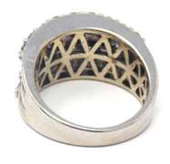 Spectacular Baguette & RBC 5 Row Diamond Ring