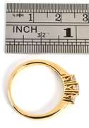 Sweet Past-Present-Future Diamond Ring