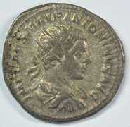 Scarce Elagabalus Roman Silver Antoninianus, 218-222 AD