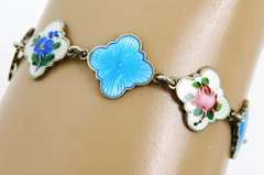 Vintage David Andersen Norway Guilloche Bracelet