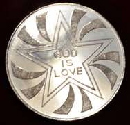 50 Gram Silver Jesus Medal