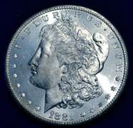 1881 S Morgan Dollar UNC