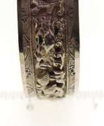 Srerling Silver Unique Embossed Sea Animals Cuff