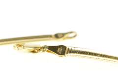 10K Yellow Gold 3.0mm Cocoon Link Classic Fancy Chain Necklace