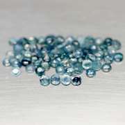 Multi-hue 8.36ct natural blue Sapphire set