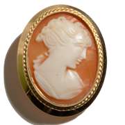 14 k Yellow Gold European Cameo