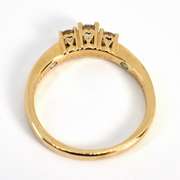 Sweet Past-Present-Future Diamond Ring