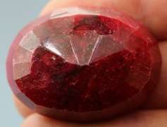Fiery 170.5ct vibrant red Ruby