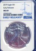 2019 NGC ER MS69 Silver Eagle