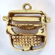 Well Detailed Typewriter Charm