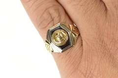 10K Yellow Gold 1942 Grover Cleveland High School Class Ring