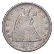 1875-S Seated Liberty Twenty-Cent Piece