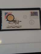 Air &Space Two 24 K on Sterling Lindburgh Medals And Soyuz Sterling Proof Medal