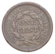 1857 Braided Hair Large Cent