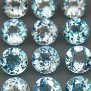 High fire collection of 12.21ct Topaz solitaires
