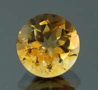 Glittering 1.83ct unheated Citrine solitaire