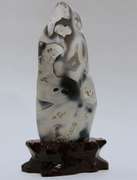 Impressive 7,135ct free form flower Jasper with stand