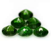 Rich forest green 3.22ct Chrome Diopside set