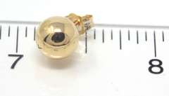 Yellow Gold 6mm Ball Stud Earrings