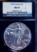 1997 NGC MS69 Silver Eagle