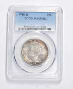 MS65 FBL 1948-D Franklin Half Dollar - Graded PCGS