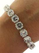 Sterling Silver Opal And Pink Saphires Ring