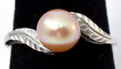 Sterling Silver & Pearl Ring