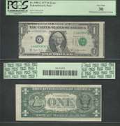 $1 1977 FRN Cutting Error PCGS Very Fine 30