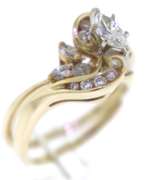 Wonderful Marquise Center & Marquise Cluster Ring