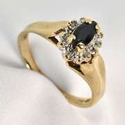 Sweet Marquise Sapphire Ring