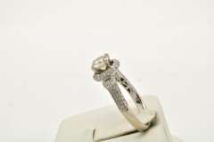14k gold ladies diamond engagement ring 1.50 carats