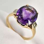 Sweet Estate Amethyst Ring