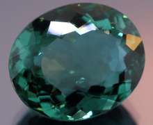 Huge! 37.19ct blue green Hydrothermal Amethyst