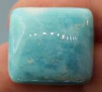 Rare 66.74ct cloud blue Larimar cabochon