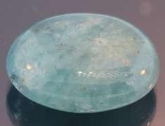 Massive 60.89ct sea blue Aquamarine cabochon