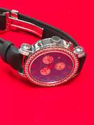 BENNY & CO MEN'S DIAMOND BEZEL WATCH , 5.00 CARATS OF DIAMONDS.