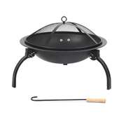 55cm Outdoor Fire Pit Garden Wood Log Burner